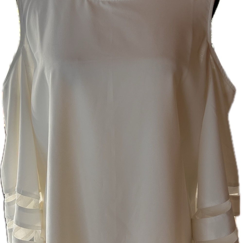 Chic Off-Shoulder White Blouse